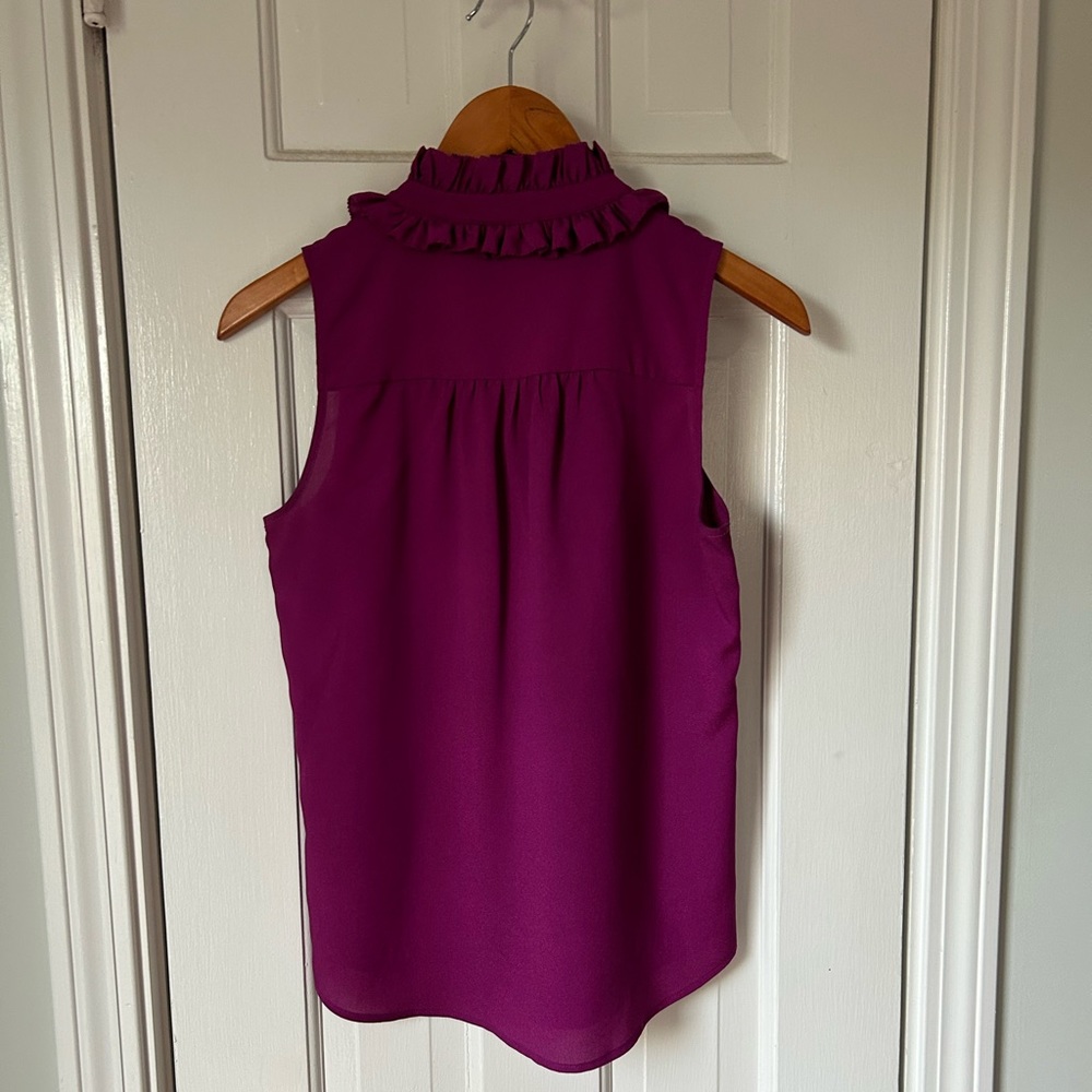 Sleeveless Ruffle Blouse - Picture 4 of 5